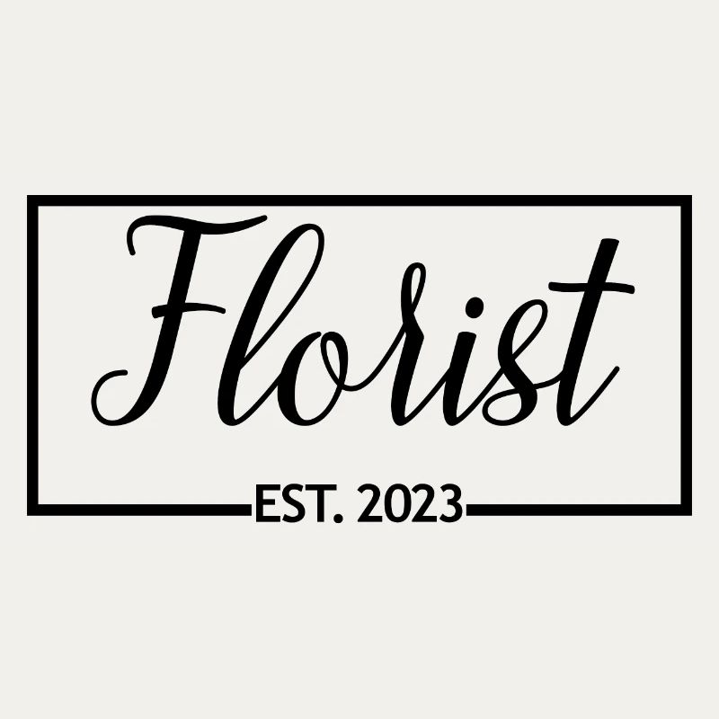 Blomsterhandler Est. 2023 Uddannet blomsterhandler Studentergave