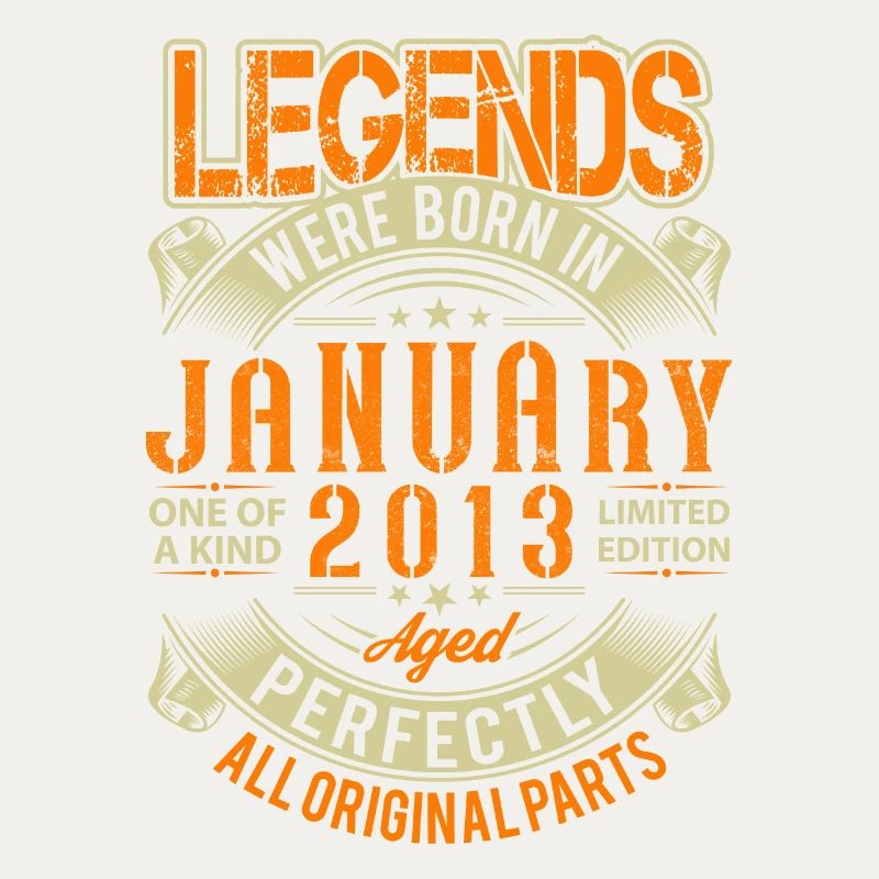 2013 Januar Geburtstag Legende