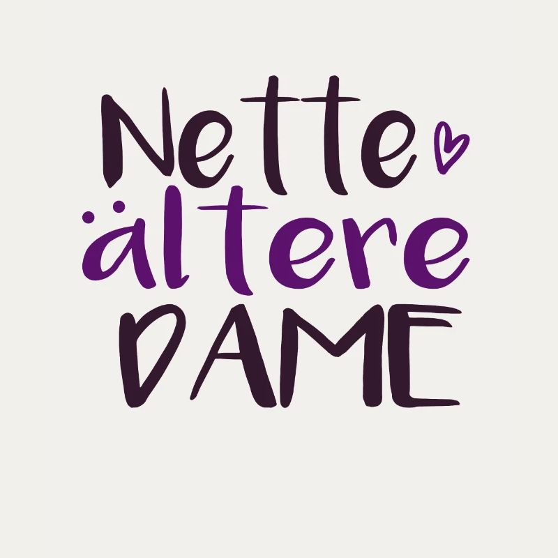 Nette alte Dame
