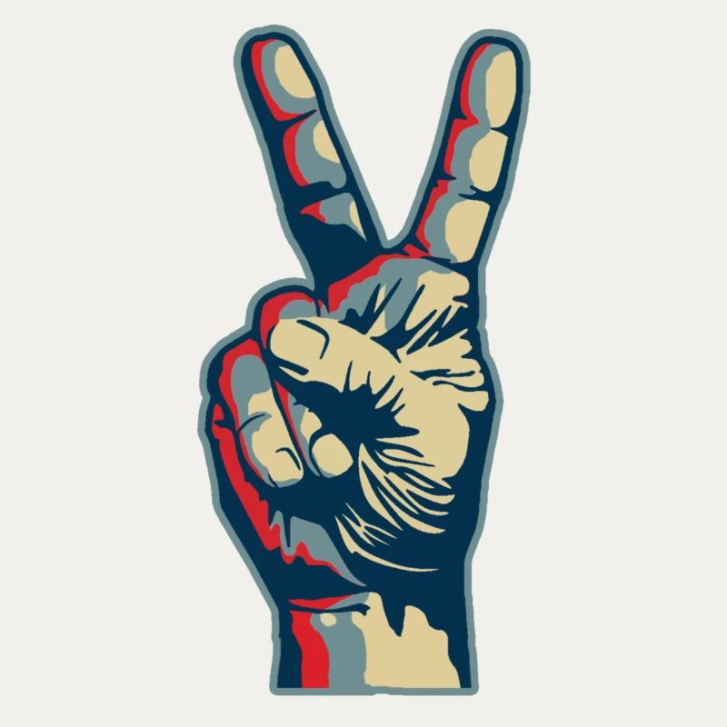 Peace hand