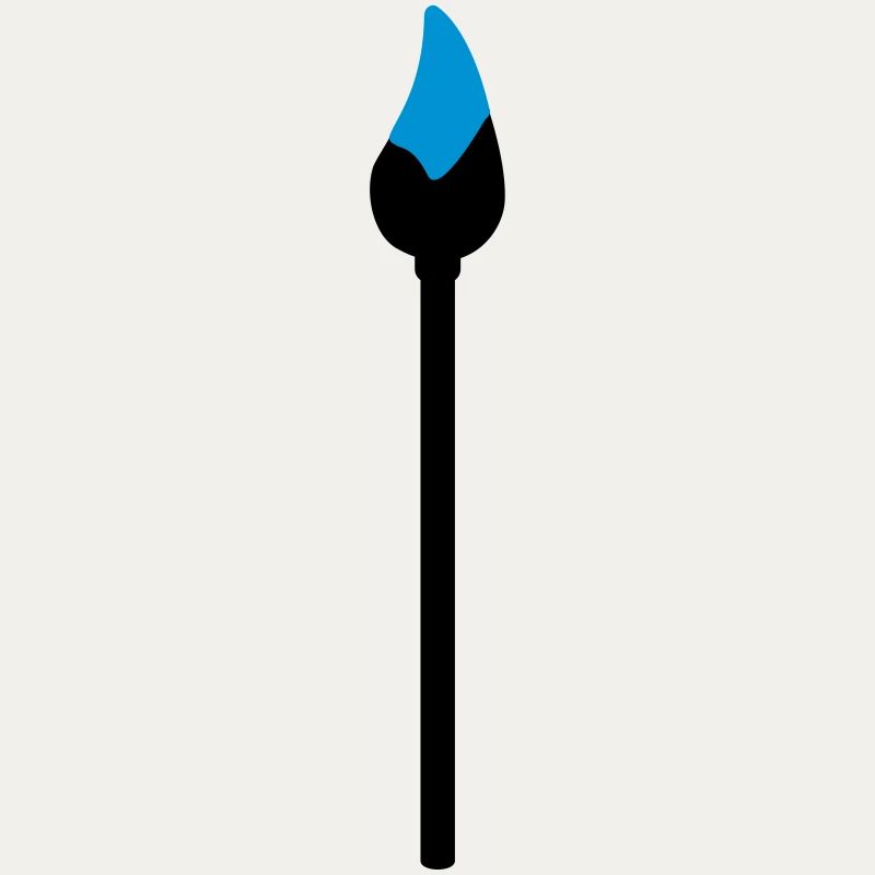 paint brush with paint