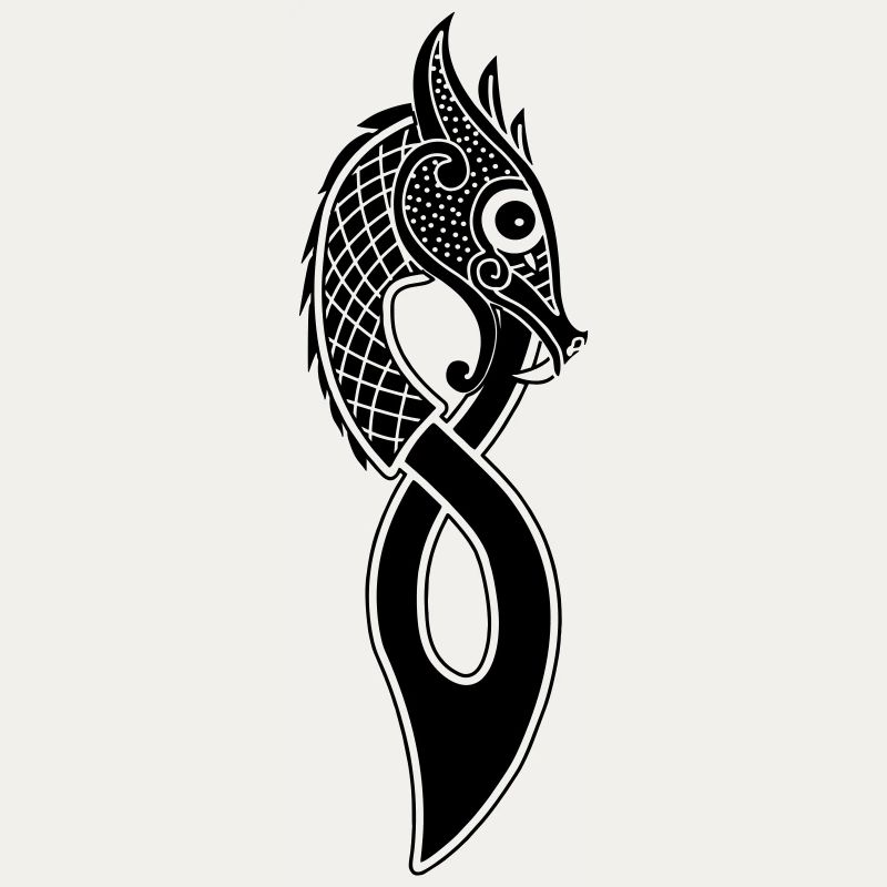 Jormungund die monströse Seeschlange oder der Drache