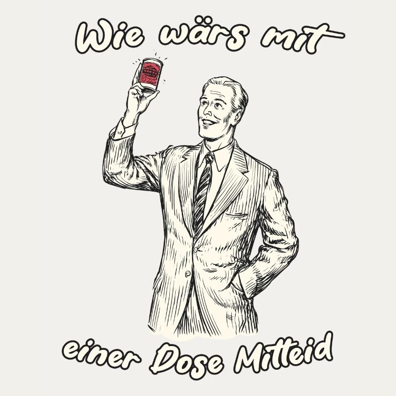Retro Werbespruch Illustration