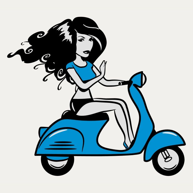 motorroller mädchen sexy