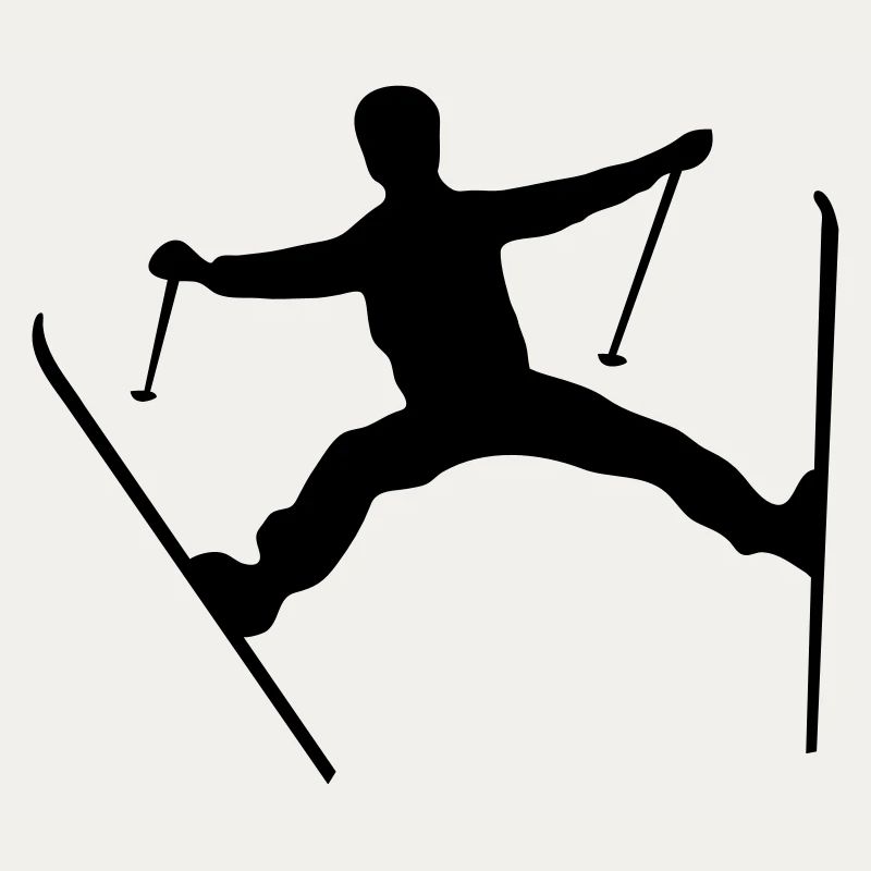 Skier crash