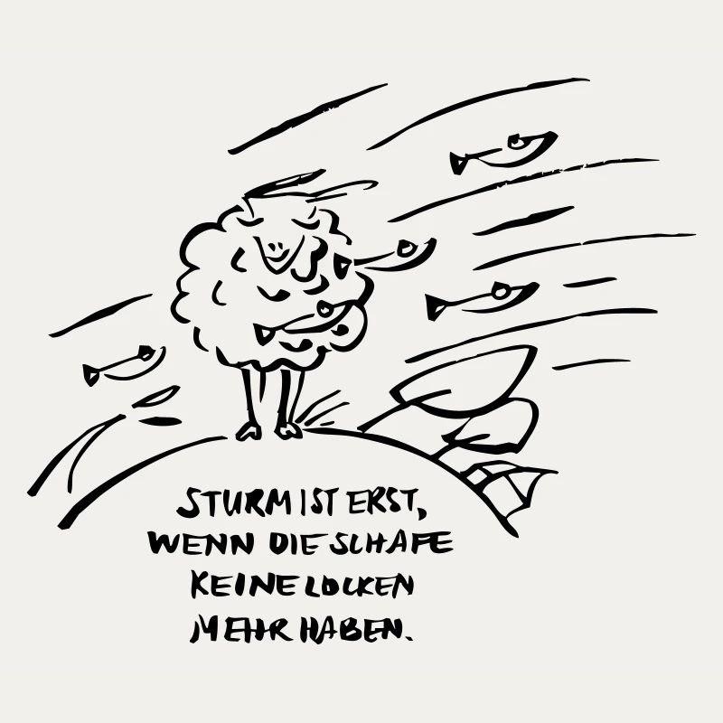 Sturm ist... einfarbig