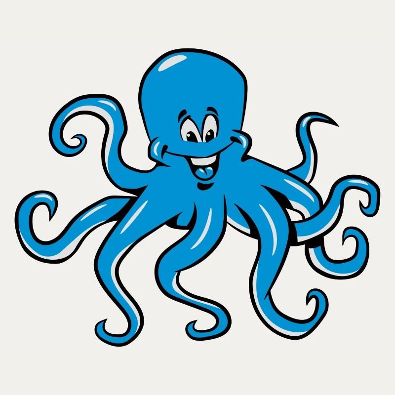 Squid oktopus funny comic