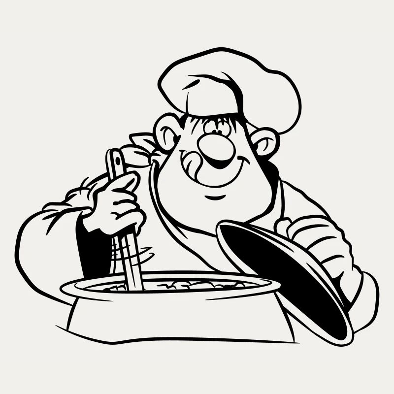 Cook comical funny