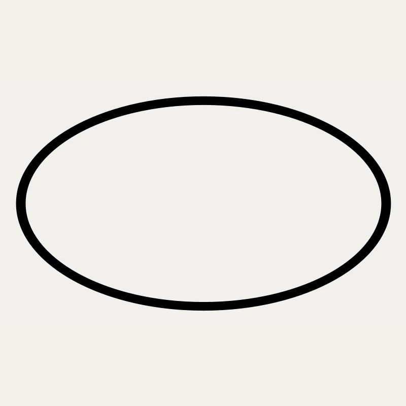 Oval circle