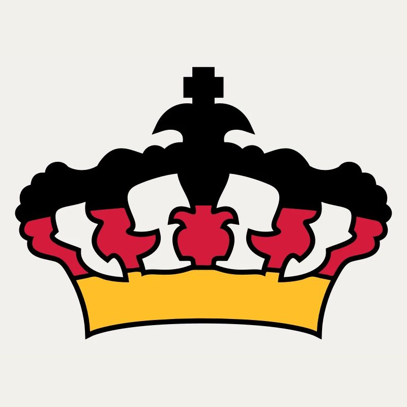 crown king queen prince princess pattern germany n