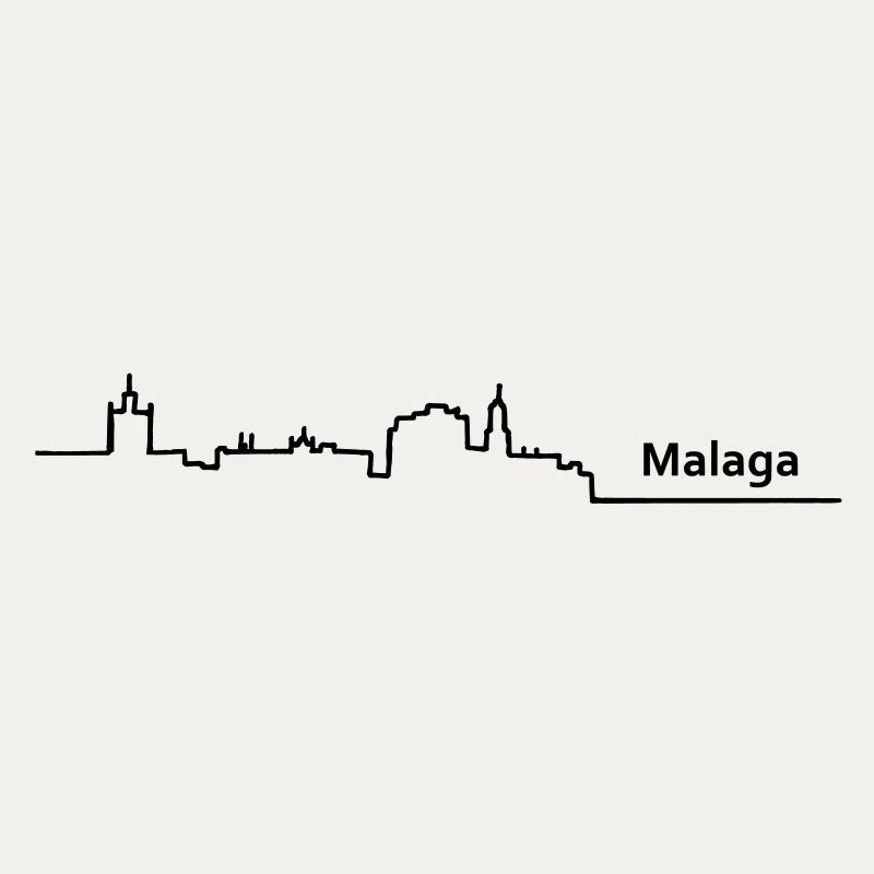 malaga skyline