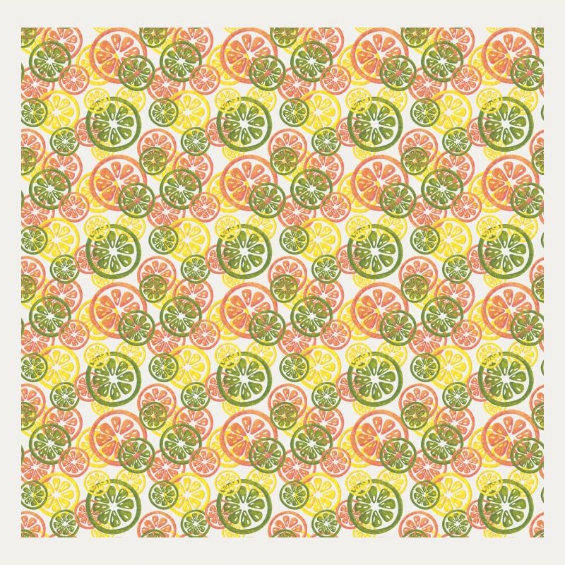 Fruit Lemon Orange Pattern