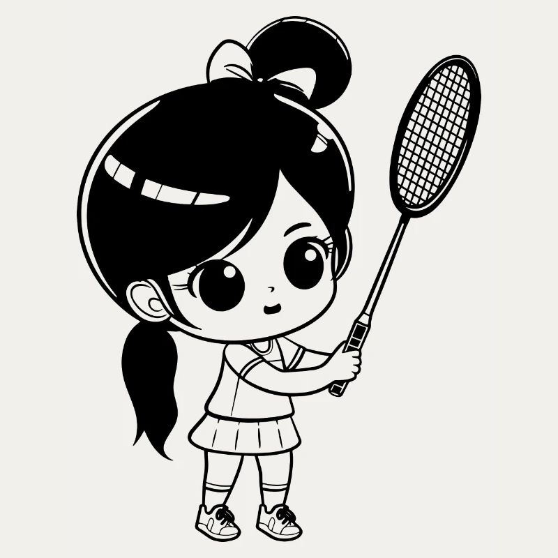 Badminton Mädchen