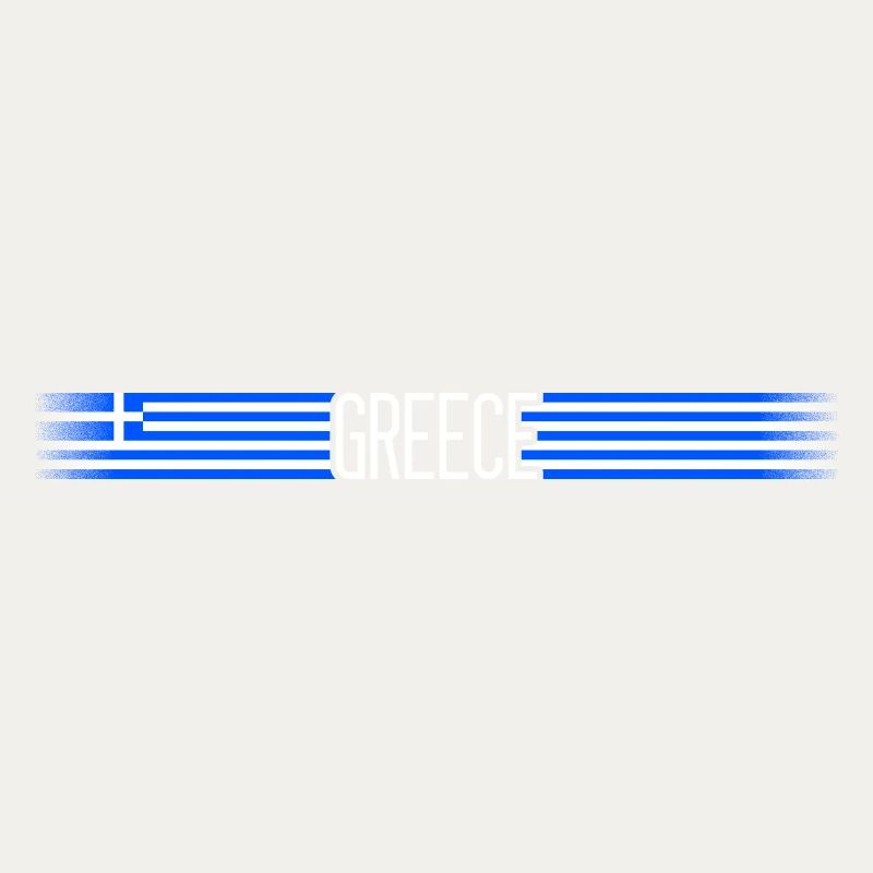 Grèce Drapeau / bannière 004 dessins ronds