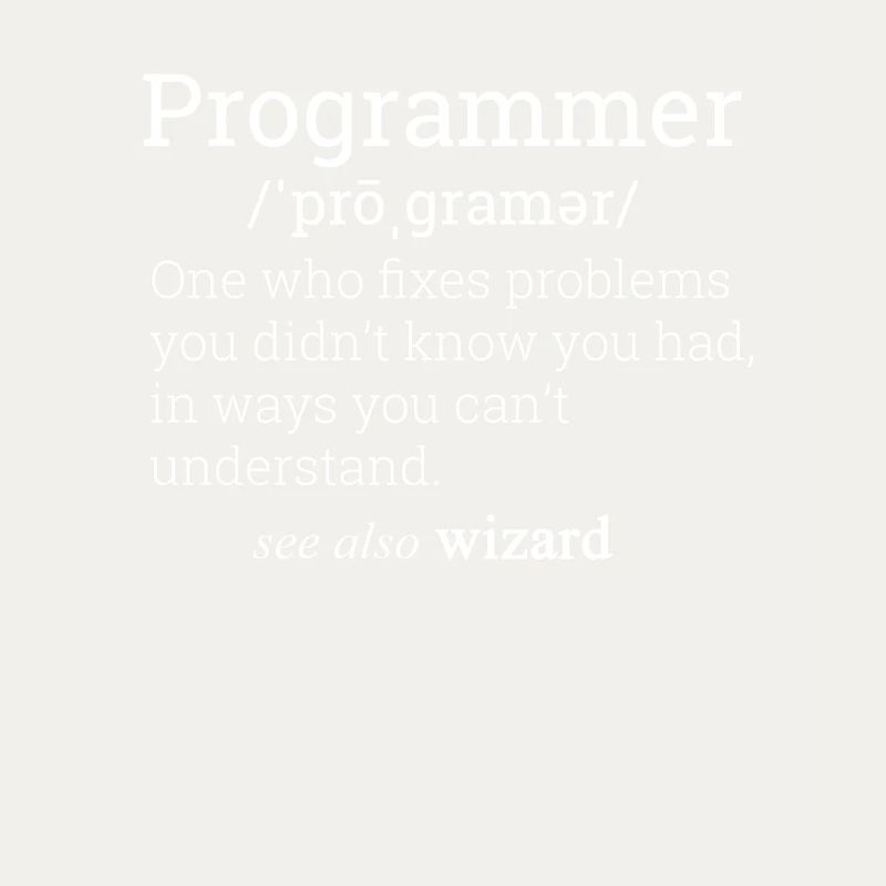 Programmer Definition