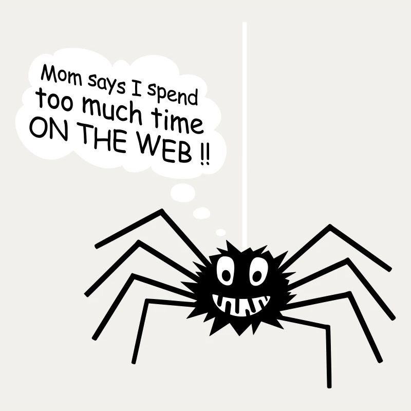 Spinne Spider Comic lustig