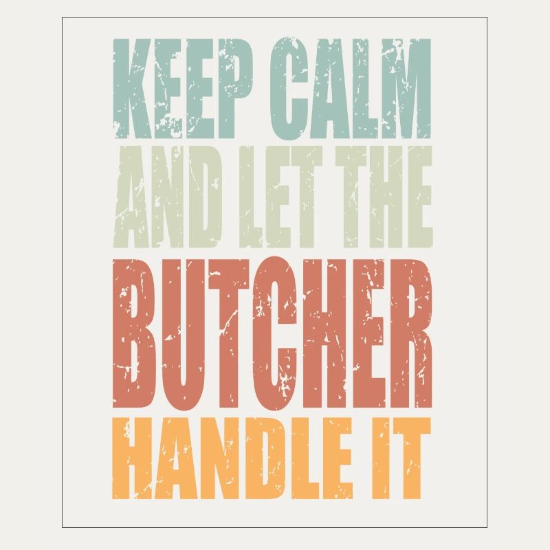 Keep Calm Metzger Spruch Metzger Geschenk