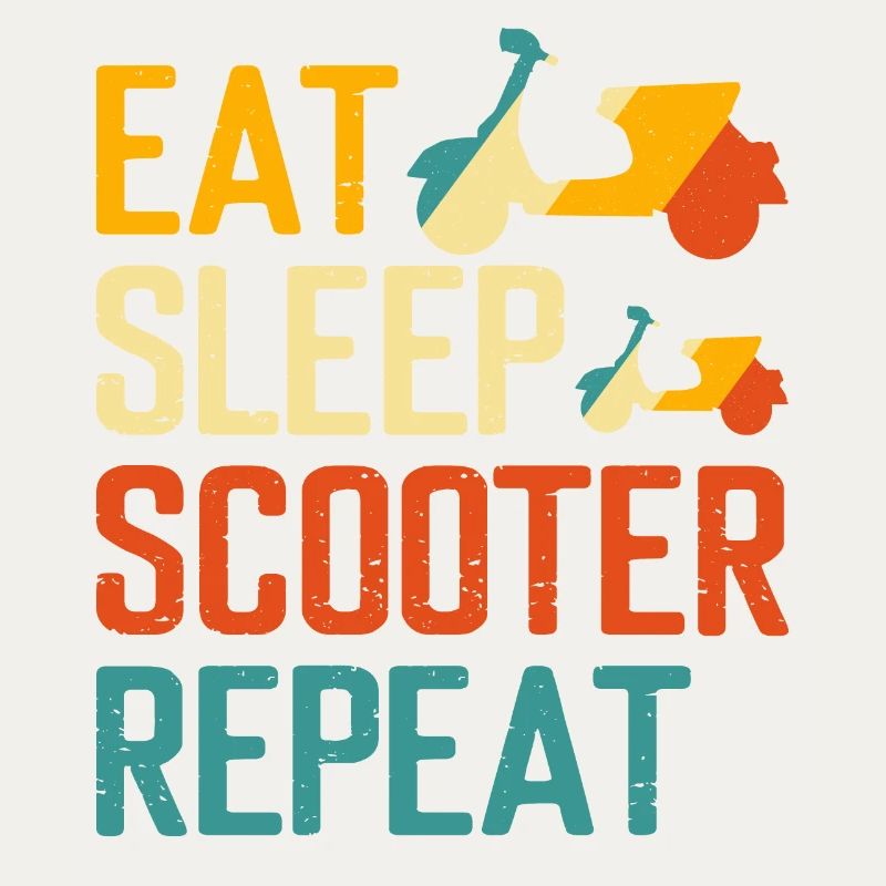 Roller Rollerfahrer Motorroller