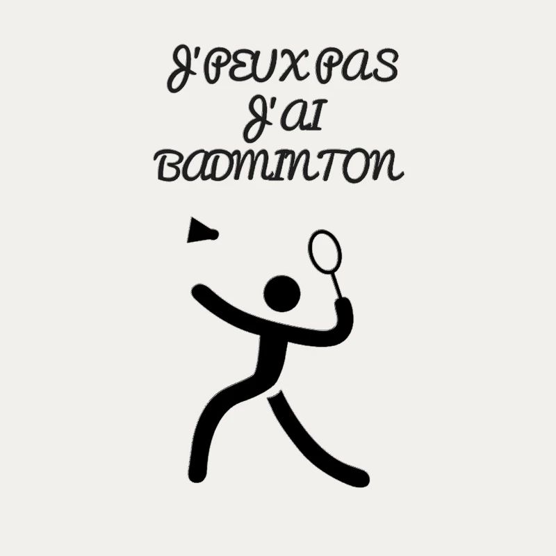 ICH KANN NICHT BADMINTON