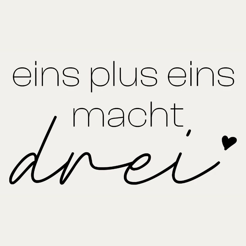 One plus one makes three