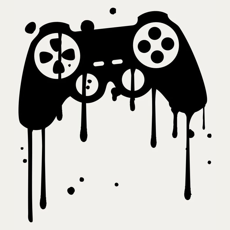 controller graffiti tropfen klex farbe spritzer