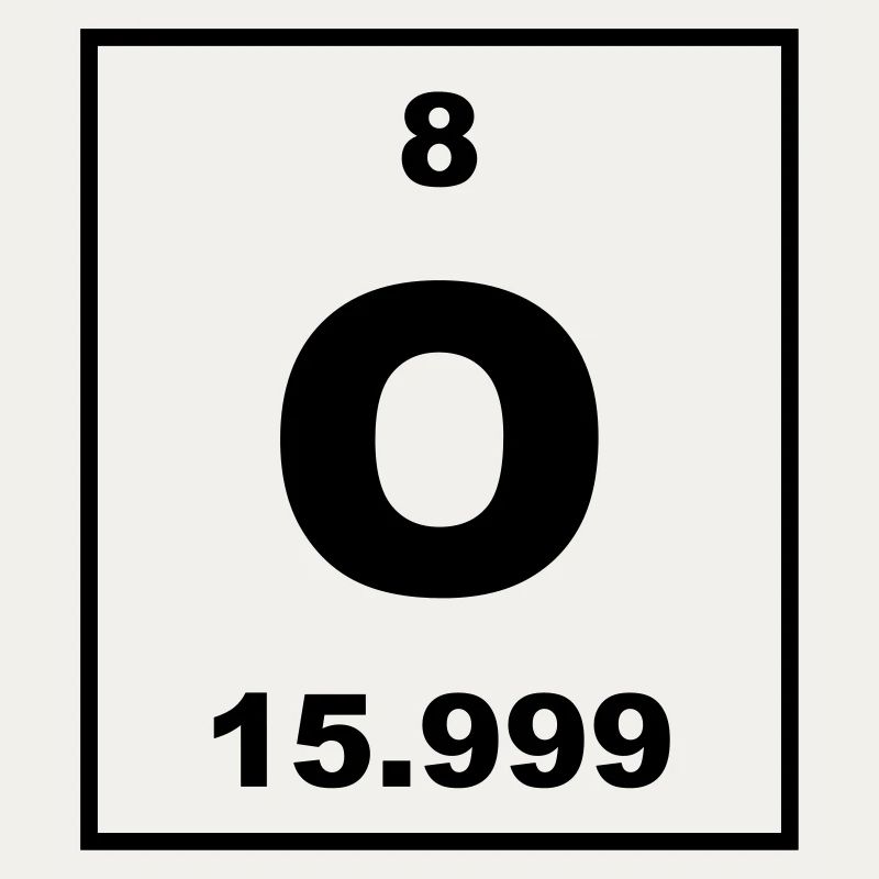 Element 008 - O (oxygen) - Small