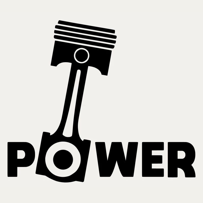 Piston power engine piston force