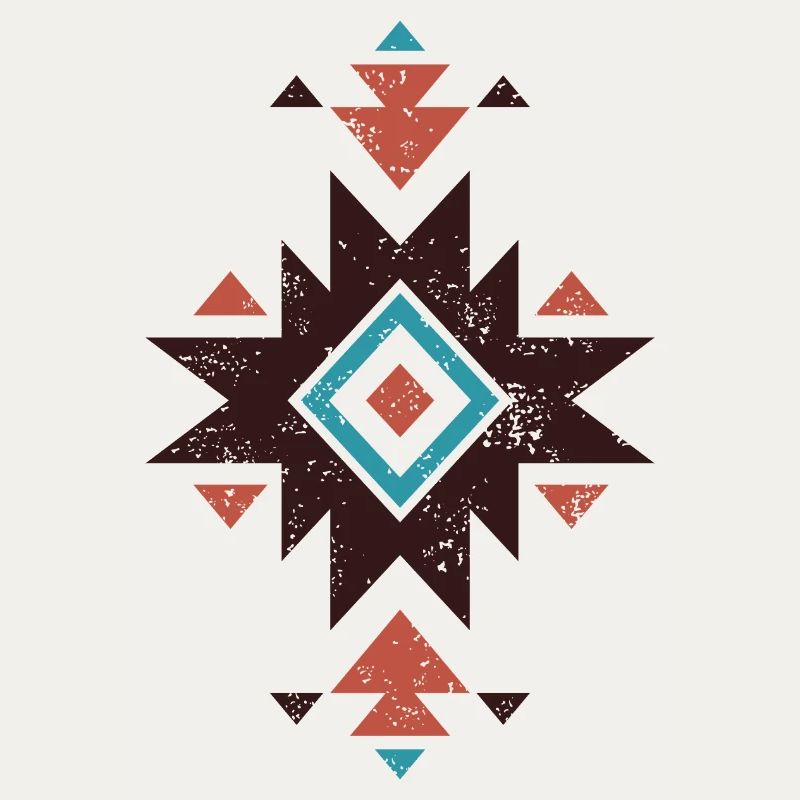 Boho-Diamant-Emblem