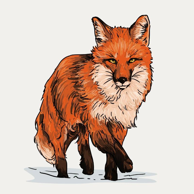 Fuchs in Wildbahn