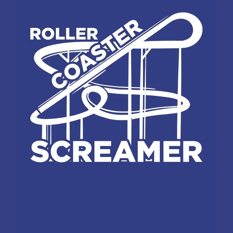 Freizeitpark Roller Coaster Screamer Achterbahn