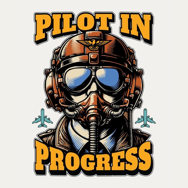 Flight Instructor Pilot In Progress Flight Trainer