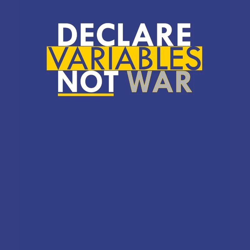 Déclarez les variables non le cadeau de programmeur de guerre