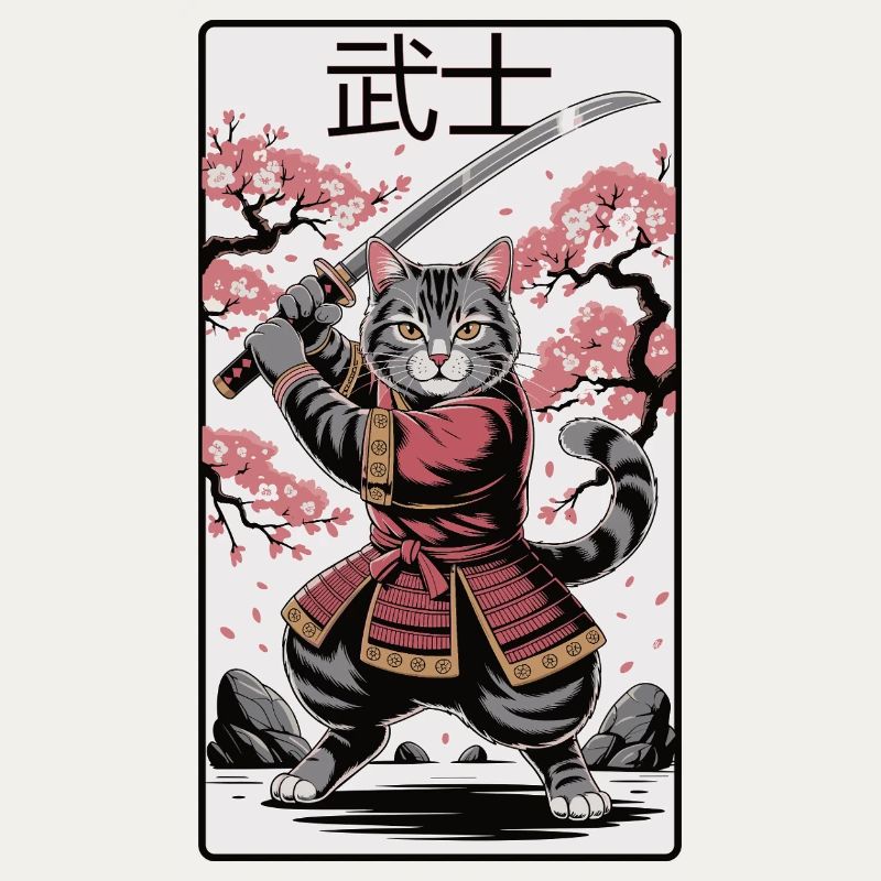 Chat guerrier – Puissance de l’anime
