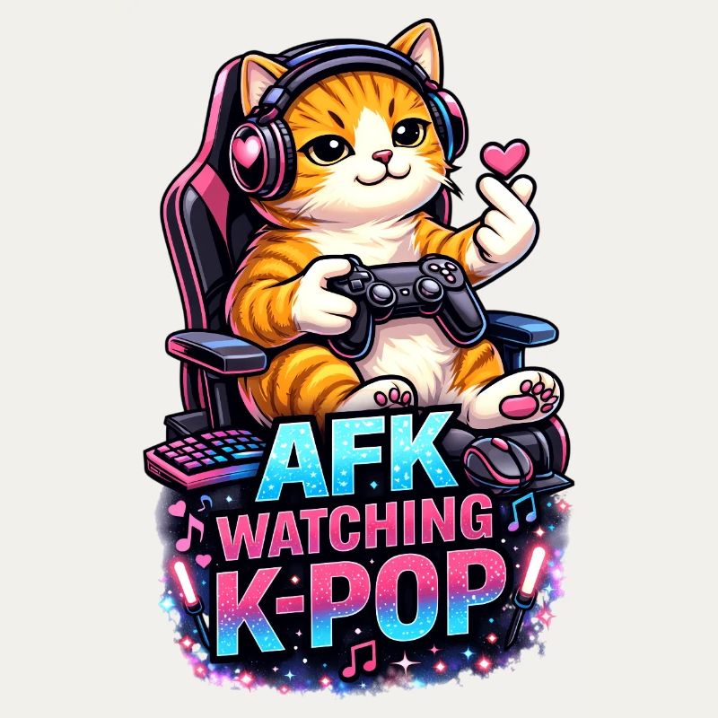 AFK Watching K Pop