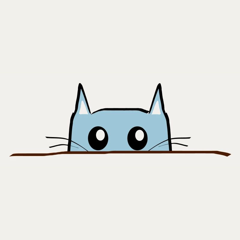 Katze Comic Tisch