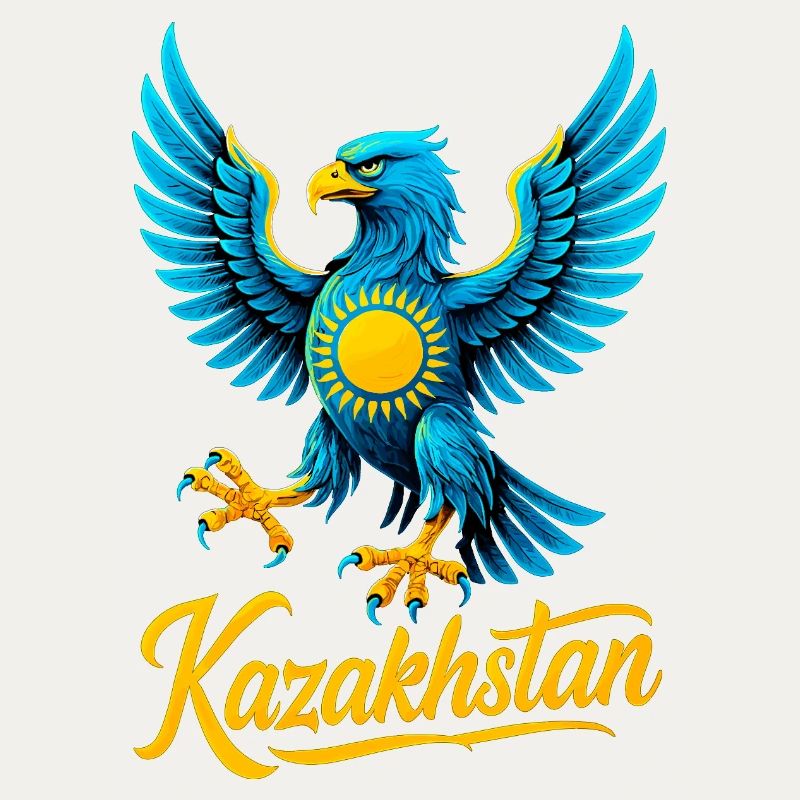 Kazakhstan Eagle Flag Flag Cool Gift