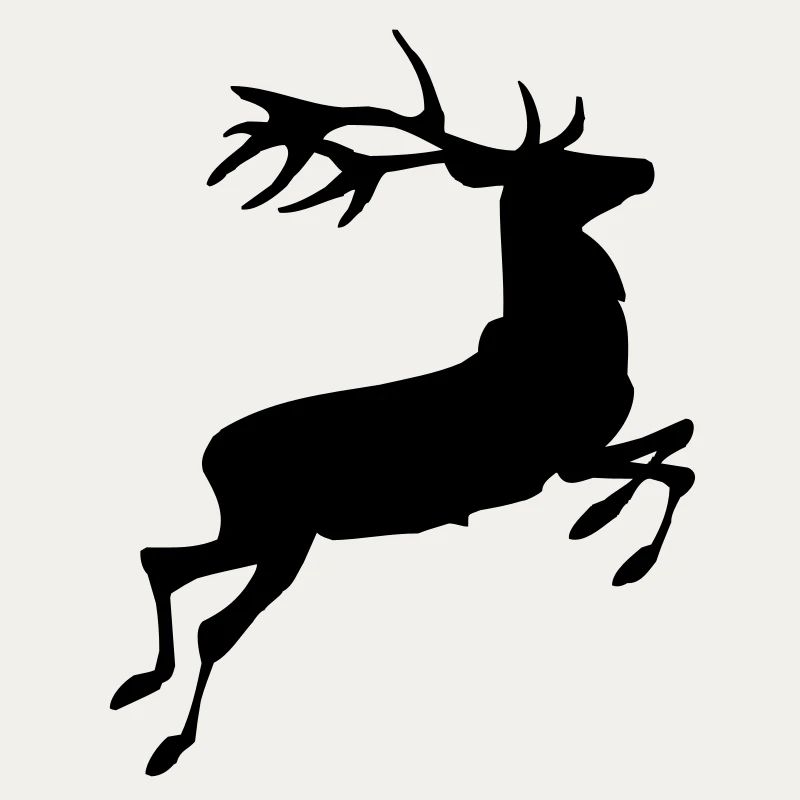 Jumping deer