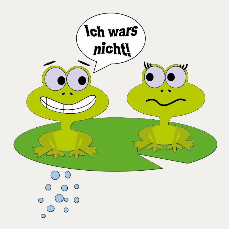 Comic-Frösche