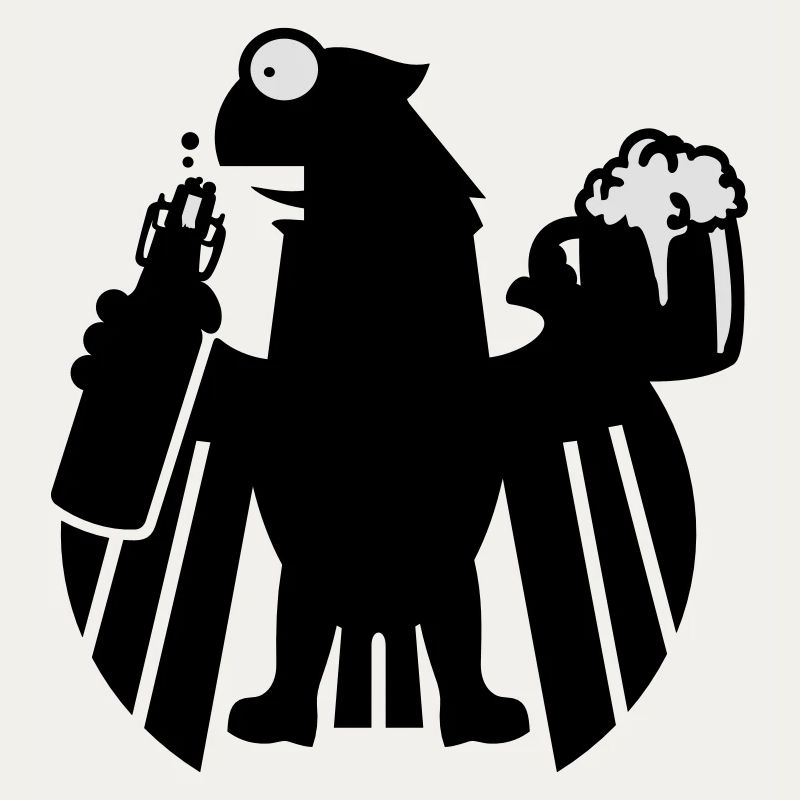 Kampftrinker Satirischer Adler / Boozer eagle (2c)
