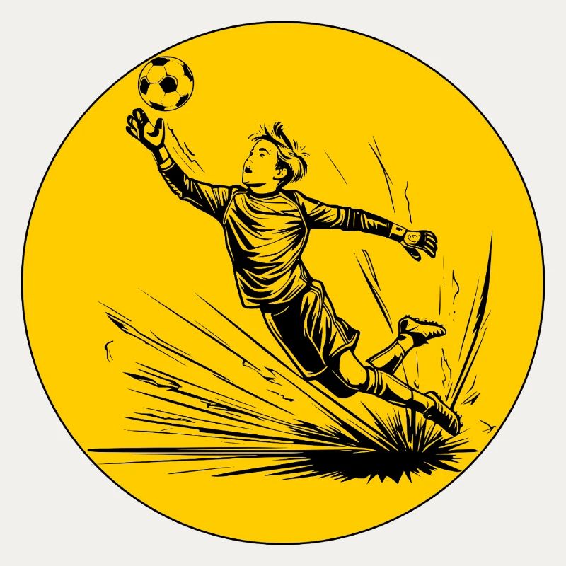 Torwart (schwarz-gelb)