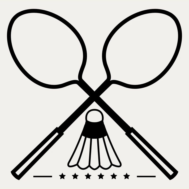 Vector Badminton Sport Design
