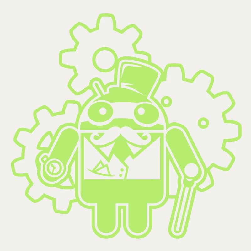 steampunkandroid_mono_light