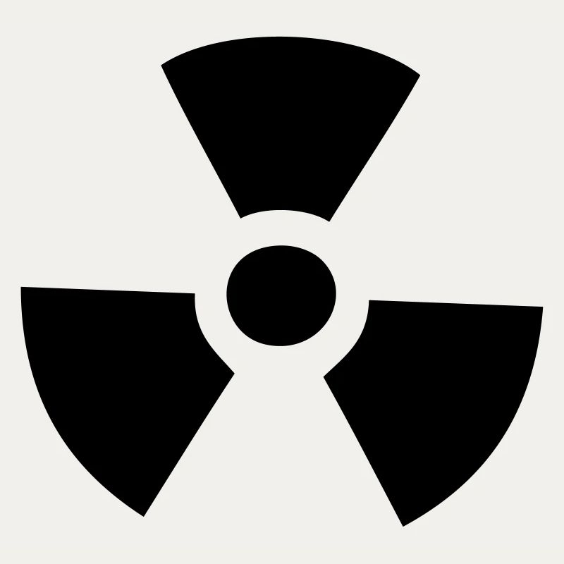 nuclear radioactive atomic symbol