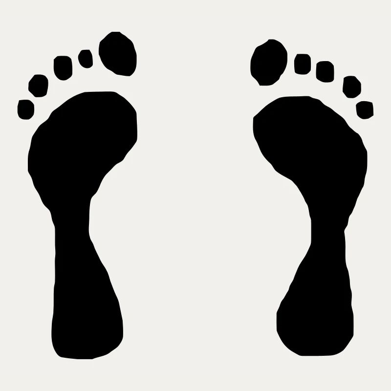 *footprints*