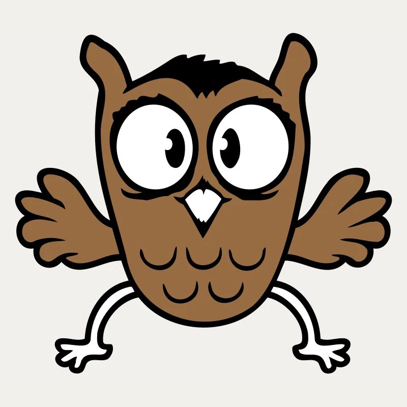 Owl Eagle Owl Jumps Funny, Jumping Jack Flies Flutters