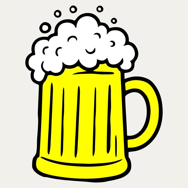 Bier Comic Bierglas