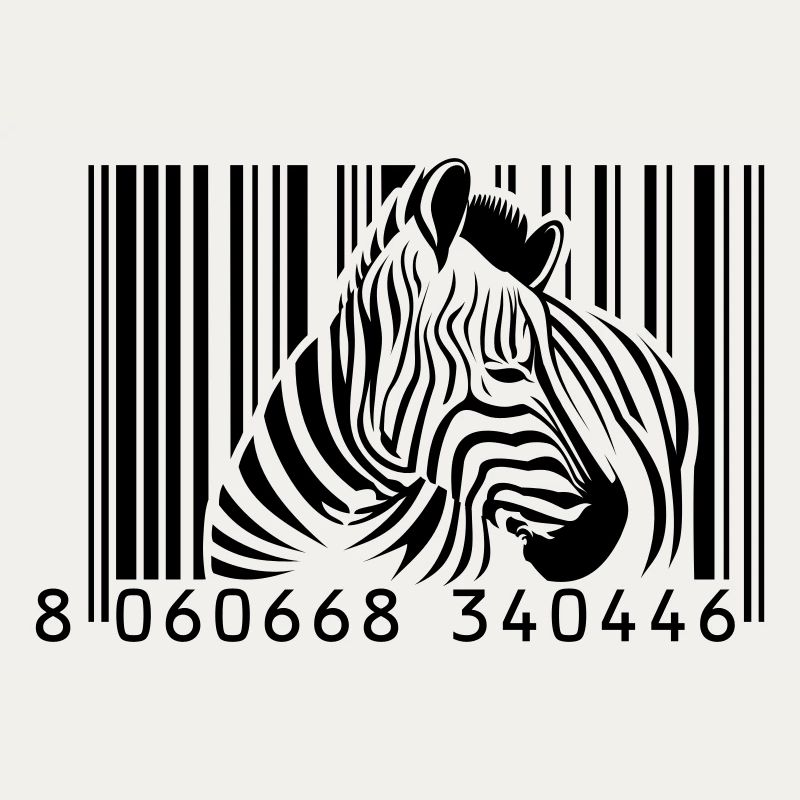 code à barres zèbre