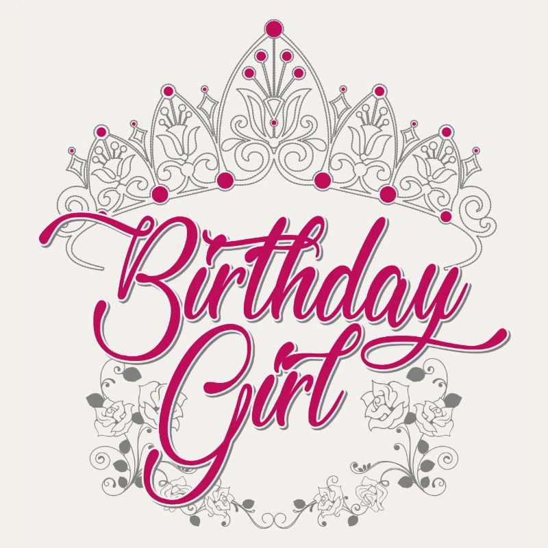 Birthday Girl Tiara Script