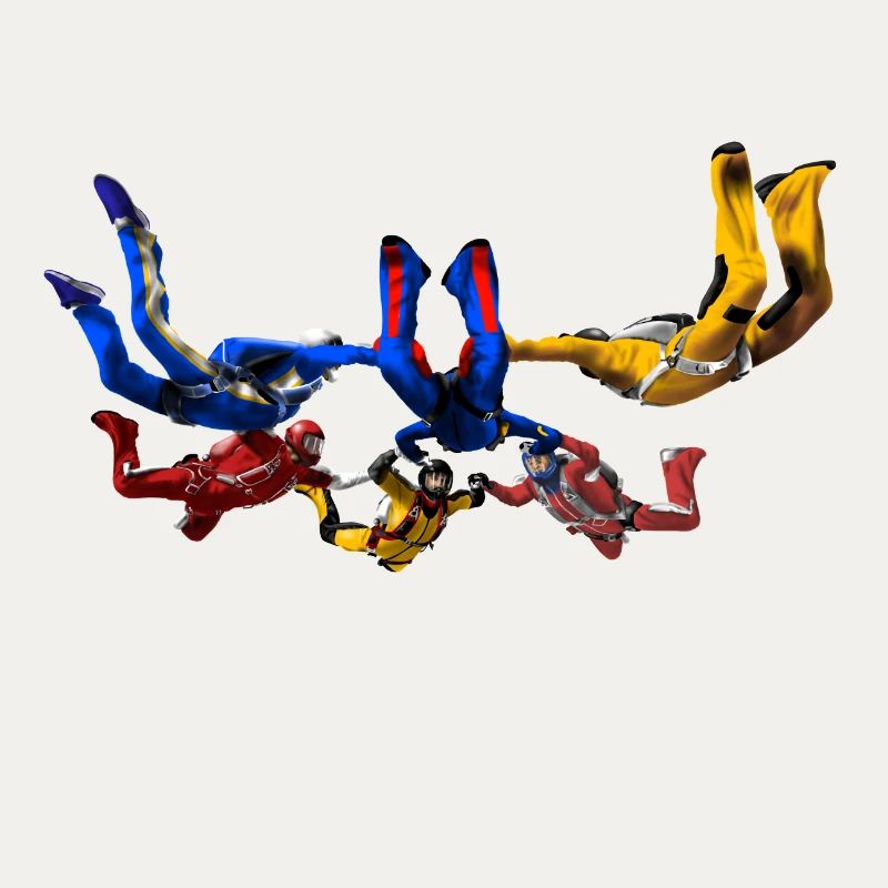 skydivers