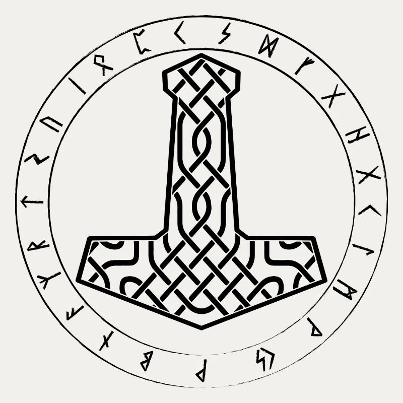 Mjöllnir Wikinger symbol